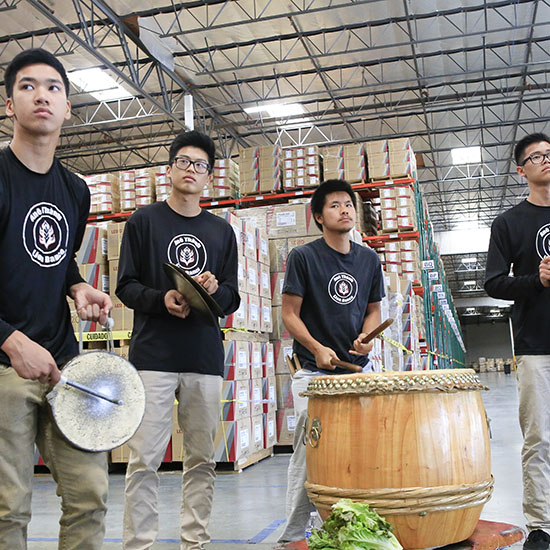 Drummers Live Event Performers at Lesso Grand Opening in Corona, California