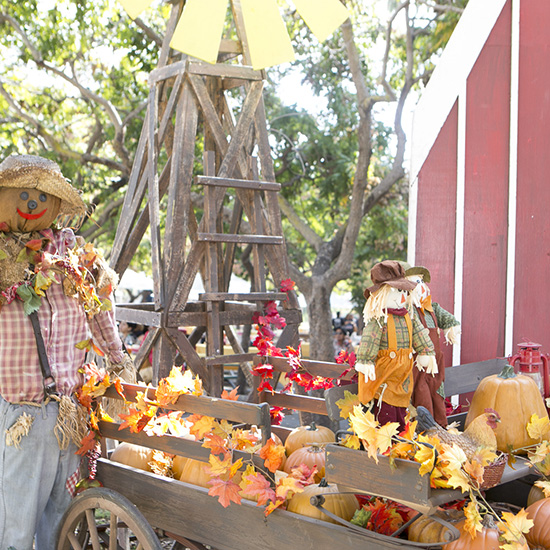 Fall Themed Company Picnic Decor & Event Design at Altamed's Halloween Picnic in Los Angeles