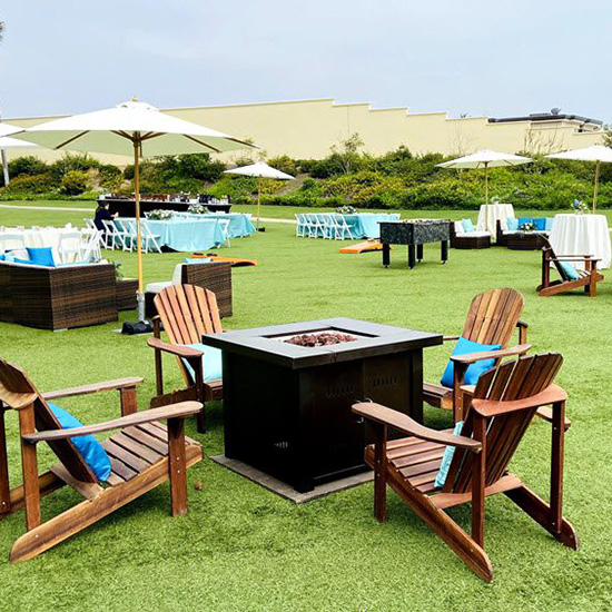 Fire-Pit-with-Adirondack-Chairs-at-Company-Kickoff-Meeting-Launch-in-Dana-Point
