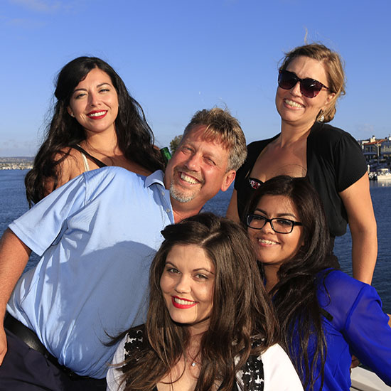 Guests on Twilight Cruise on Yacht at Lesso Grand Opening in Corona, California