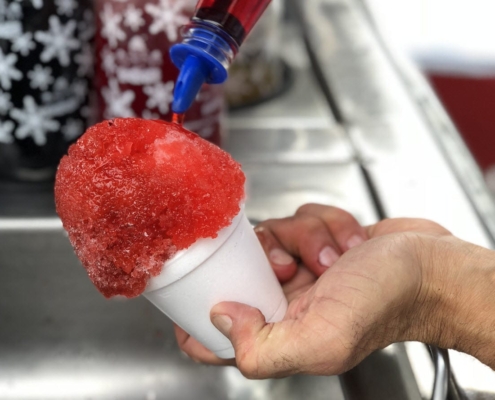 Snow Cone Dessert for Outdoor Company Picnic