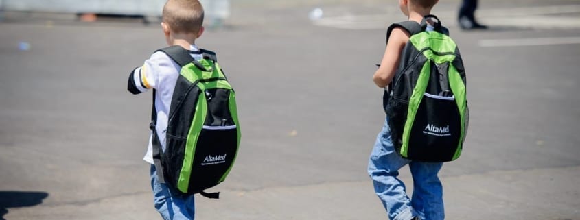 Kids got Branded Backpacks from AltaMed Community Day in August Kids got Branded Backpacks from AltaMed Community Day in August