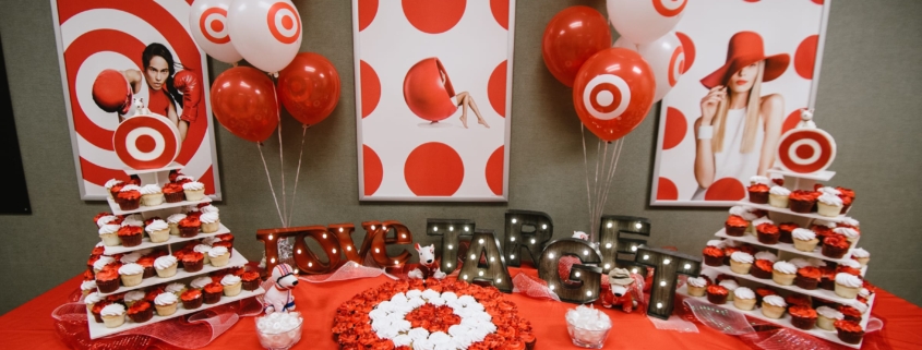 Branded Cupcakes for Target's Company Picnic Branded Cupcakes for Target's Company Picnic
