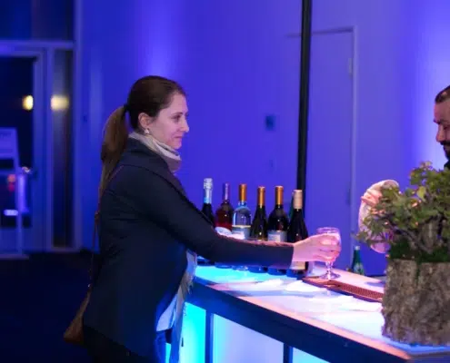 Guest Getting Drink in Hand at Bar