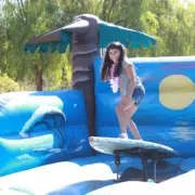 Inflatable Surf Game for Company Picnic