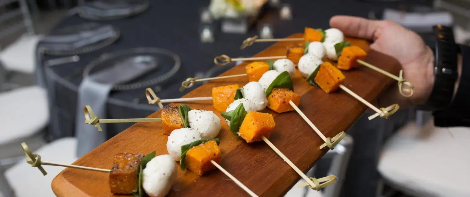 Unique Hand Passed Appetizers at Holiday Party in Austin, TX