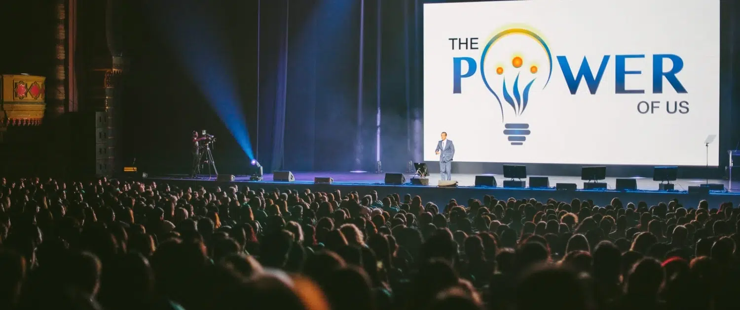 Stage Lighting Sound AV Display for Power of Us AltaMed Conference