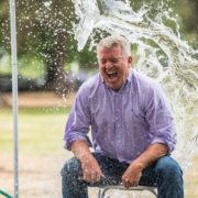 Bucket Water Game for Summer Events: The Big Kahuna Reverse Dunk Tank