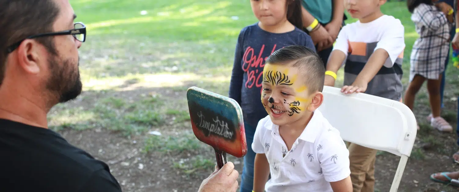 Face Painting for Kids at Company Outing