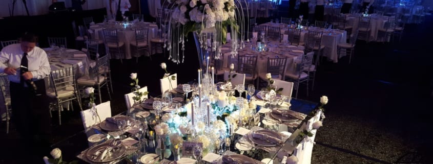 Union Station Setup with Tables Chairs and Magnificent Centerpieces Union Station Setup with Tables Chairs and Magnificent Centerpieces