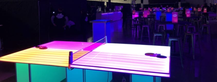 Company Party With Pipe and Drape and Power Management for LED Lighting Company Party With Pipe and Drape and Power Management for LED Lighting