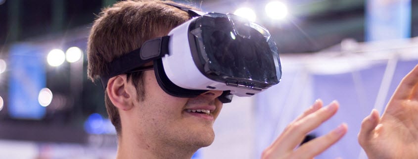 VR Headset Used at Tradeshow1 VR Headset Used at Tradeshow1