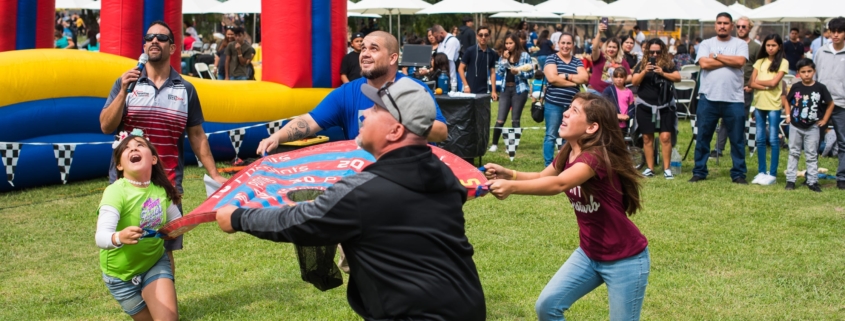 Playing Games at Company Picnics in Los Angeles at Griffith Park