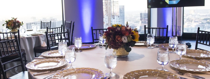 City Side and Harbor Side Salons at The State Room Boston MA Venue for Company Anniversary Party