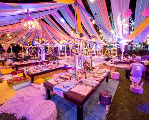 Ambiance Event Production of Festival Themed Night Party Ambiance Event Production of Festival Themed Night Party