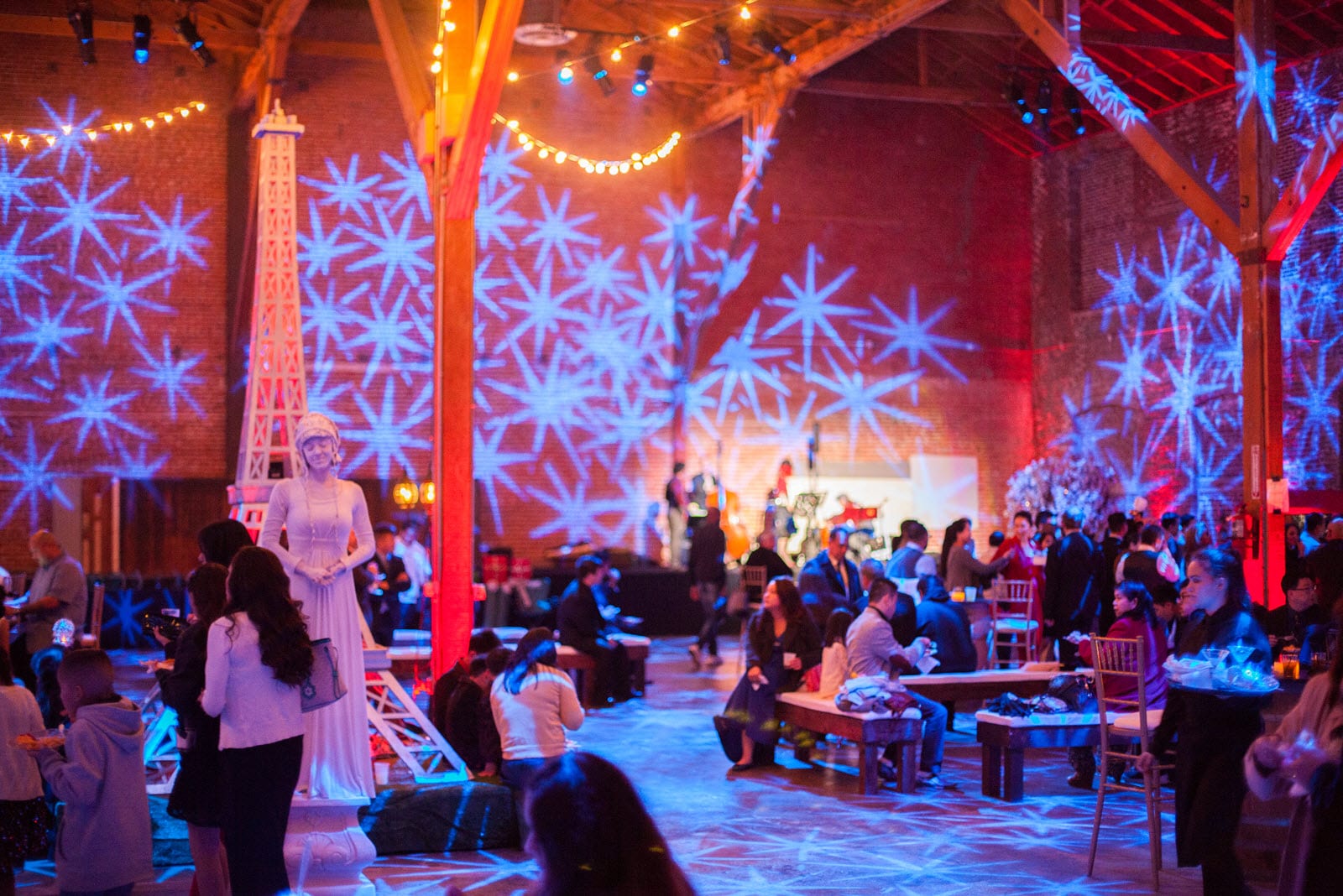 Bazic Night in Paris Themed Holiday Party in Los Angeles