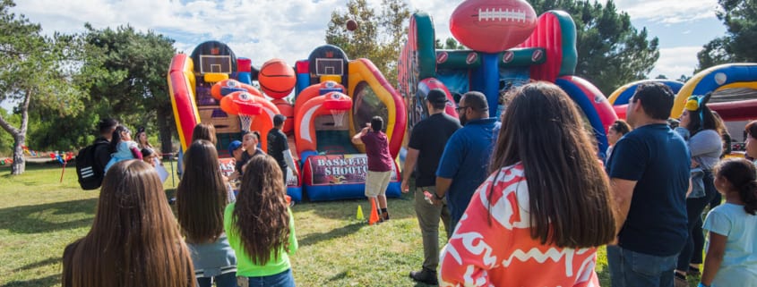 Infltable Games at Picnic in Los Angeles