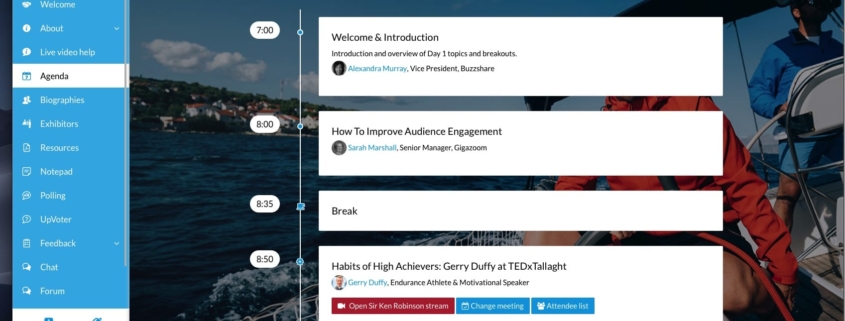Run of Show Virtual Events Page Run of Show Virtual Events Page