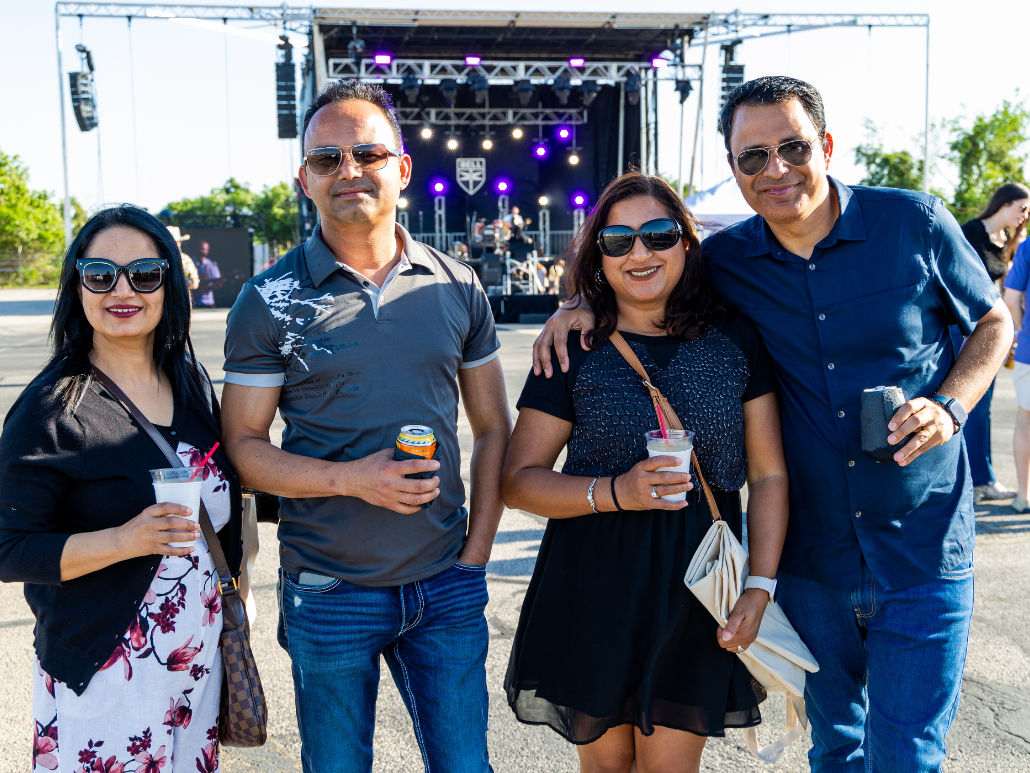 Staff in front of Dawson Hollow Performance at Family Day in Fort Worth 2023