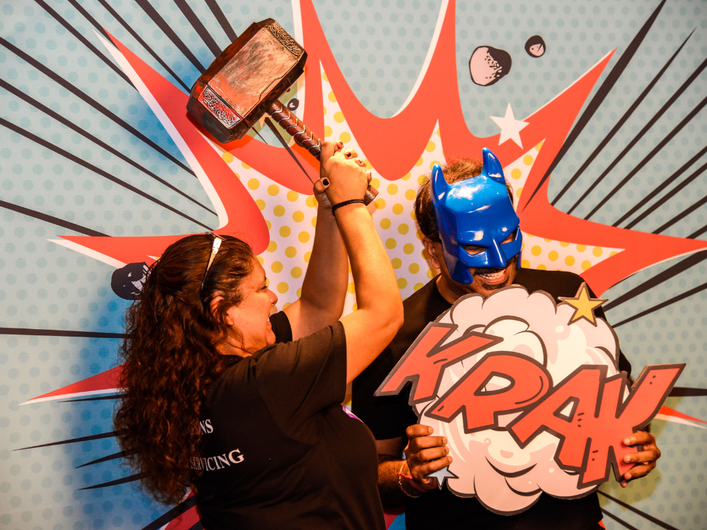 Superheros Themed Staff Recognition Party in Los Angeles
