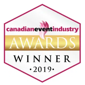 Winner of the 2019 Canadian Event Industry Awards