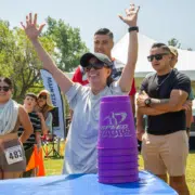 SB County Picnic 2024 Picnic Games Cup Stack