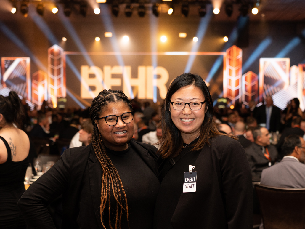 Event Solutions Staff Posing for the Camera at BEHR's 2024 Sales Conference in Las Vegas