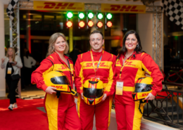 Costumed Greeters at DHL's Business Cocktail Mixer