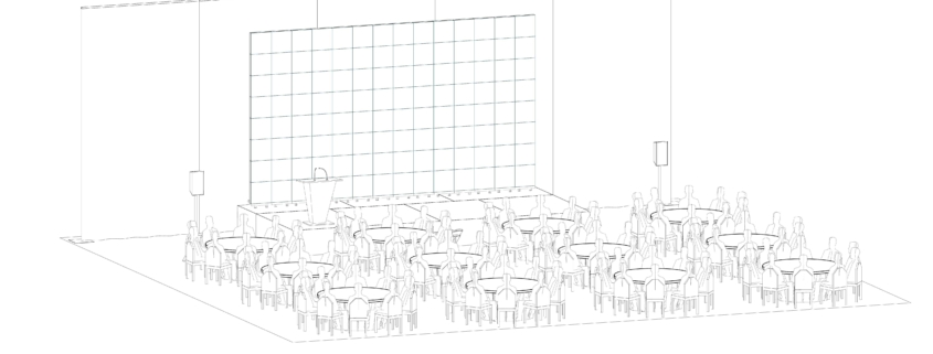 Event Design Sketches for Gala