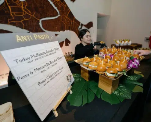 Anti Pasto Bar Catering at Product Launch Party