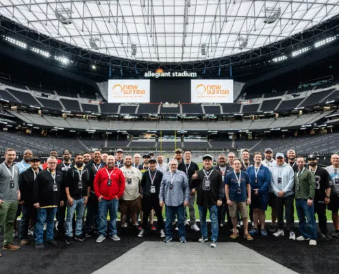 BEHR's Team at Allegiant Stadium During 2025 Conference Excursion