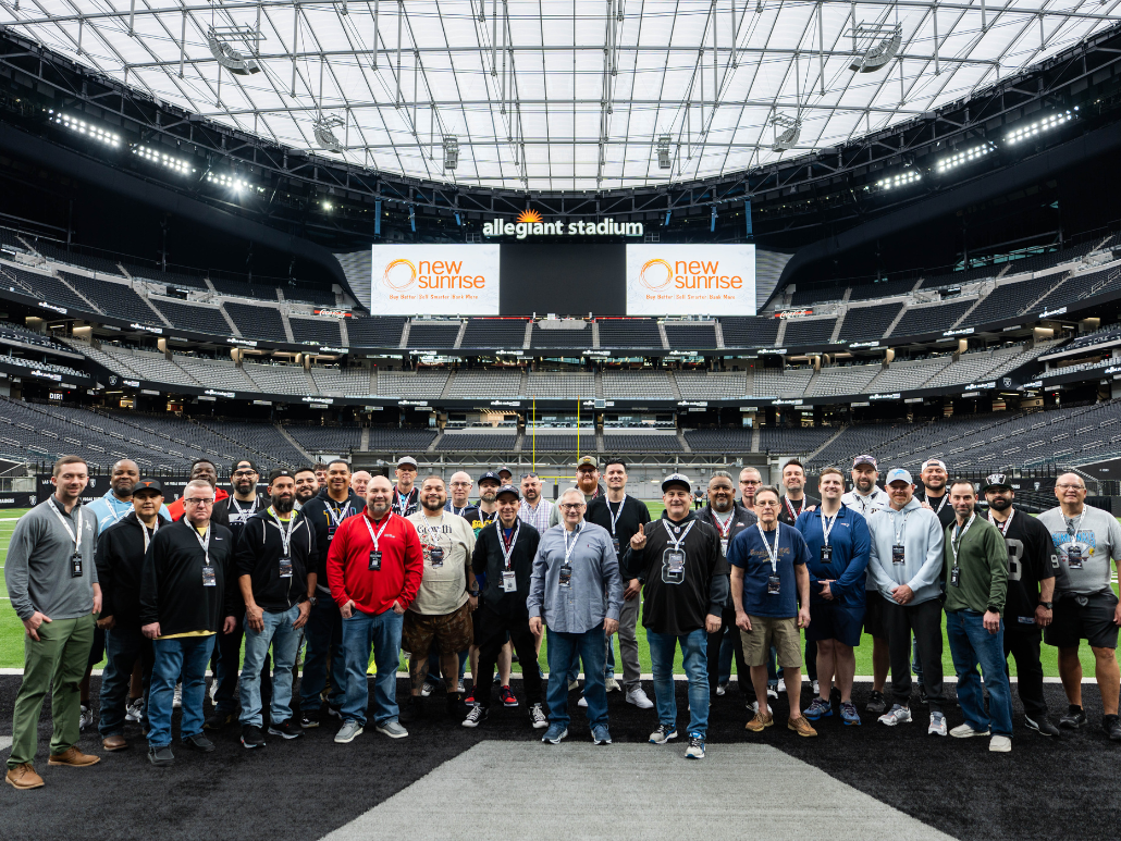 BEHR's Team at Allegiant Stadium During 2025 Conference Excursion