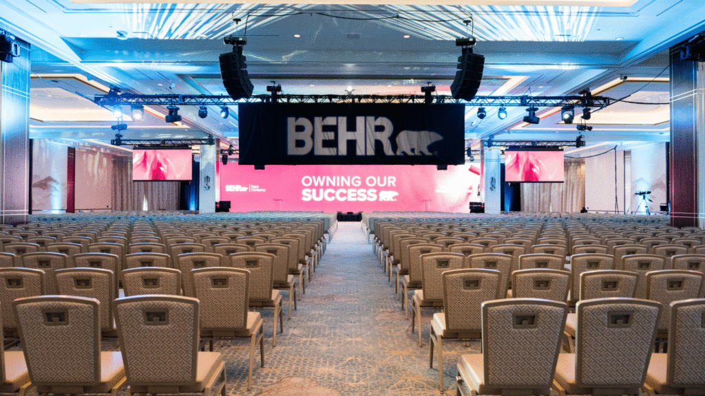 Stage Design for BEHR's 2025 Conference 16:9