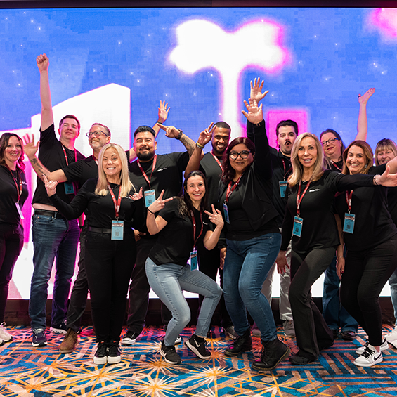 Team at Sales Kick Off Party in Las Vegas for BEHR25