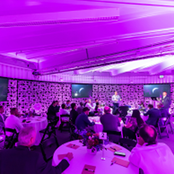 VIP room at NEOM gala and conference