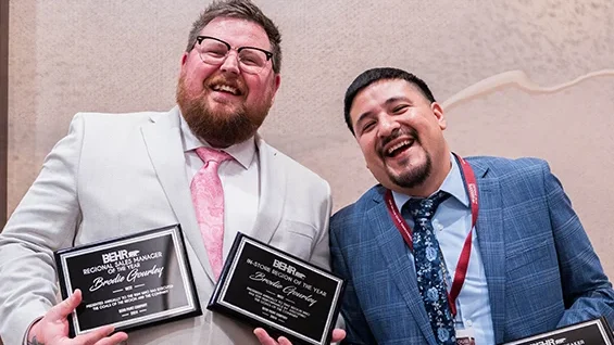 Employee Awards At Sales Kick Off Confernece in Las Vegas for BEHR25