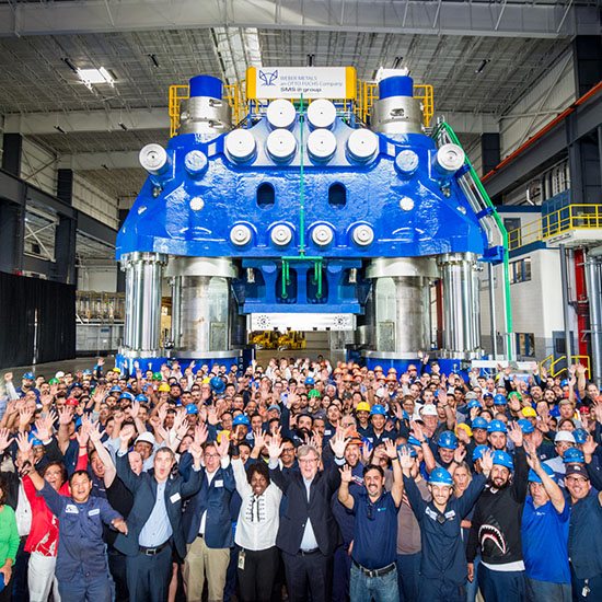 Huge Group Photo With New Press at Weber Metals Press Unveiling in Los Angeles